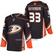 Camiseta Hockey Anaheim Ducks Jakob Silfverberg Primera Autentico 33 2018 Negro