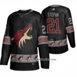 Camiseta Hockey Arizona Coyotes Derek Stepan Breakaway Negro