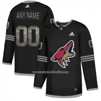 Camiseta Hockey Arizona Coyotes Personalizada Black Shadow