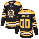 Camiseta Hockey Boston Bruins Primera Personalizada Negro