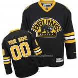 Camiseta Hockey Boston Bruinss Autentico Personalizada Negro