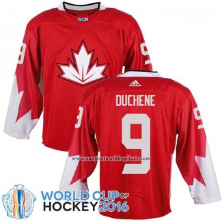 Camiseta Hockey Canada Matt Duchene 2016 World Cup Rojo