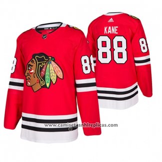 Camiseta Hockey Chicago Blackhawks Patrick Kane Primera Autentico Jugador Rojo