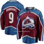 Camiseta Hockey Colorado Avalanche Evan Rodrigues Primera Breakaway Azul