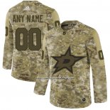 Camiseta Hockey Dallas Stars 2019 Salute to Service Personalizada Camuflaje