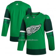 Camiseta Hockey Detroit Red Wings 2023 St. Patrick's Day Autentico Verde