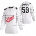 Camiseta Hockey Detroit Red Wings Tyler Bertuzzi Autentico 2020 All Star Blanco