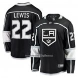 Camiseta Hockey Los Angeles Kings Trevor Lewis Primera Breakaway Negro