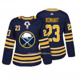 Camiseta Hockey Mujer Buffalo Sabres 23 Sam Reinhart Autentico Jugador Azul