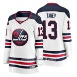 Camiseta Hockey Mujer Winnipeg Jets Brandon Tanev Heritage Breakaway Blanco