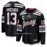 Camiseta Hockey New Jersey Devils Nico Hischier Alterno Premier Breakaway Negro