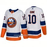 Camiseta Hockey New York Islanders 10 Alan Quine New Outfitted 2018 Blanco