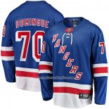 Camiseta Hockey New York Rangers Louis Domingue Primera Breakaway Azul