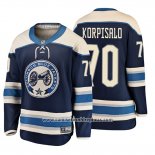 Camiseta Hockey Nino Columbus Blue Jackets Joonas Korpisalo 2019 Alternato Fanatics Breakaway Azul