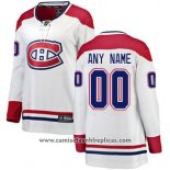 Camiseta Hockey Nino Montreal Canadiens Segunda Personalizada Blanco