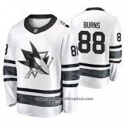 Camiseta Hockey San Jose Sharks Brent Burns 2019 All Star Blanco