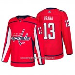 Camiseta Hockey Washington Capitals Jakub Vrana Primera Autentico Jugador Rojo