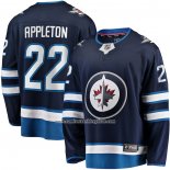 Camiseta Hockey Winnipeg Jets Mason Appleton Primera Breakaway Azul