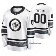 Camiseta Hockey Winnipeg Jets Personalizada 2019 All Star Blanco