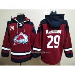 Sudaderas con Capucha Colorado Avalanche Nathan Mackinnon Rojo