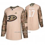 Camiseta Hockey Anaheim Ducks Ryan Kesler Veterans Day Camuflaje