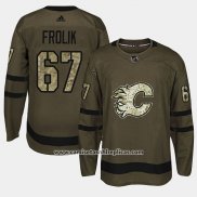 Camiseta Hockey Calgary Flames Michael Frolik Camuflaje Salute To Service