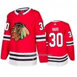 Camiseta Hockey Chicago Blackhawks Cam Ward Primera Rojo