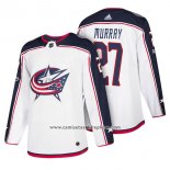 Camiseta Hockey Columbus Blue Jackets 27 Ryan Murray 2018 Blanco