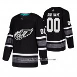 Camiseta Hockey Detroit Red Wings Personalizada 2019 All Star Negro2