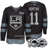 Camiseta Hockey Los Angeles Kings 11 Anze Kopitar 2017 Centennial Limited Negro