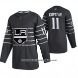 Camiseta Hockey Los Angeles Kings Anze Kopitar Autentico 2020 All Star Gris