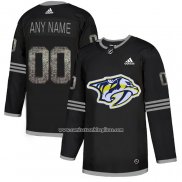 Camiseta Hockey Nashville Predators Personalizada Black Shadow