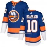 Camiseta Hockey New York Islanders 10 Derek Brassard Primera Autentico Azul