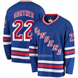 Camiseta Hockey New York Rangers Mike Gartner Premier Breakaway Retired Azul