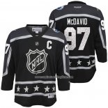 Camiseta Hockey Nino Edmonton Oilers Connor Mcdavid 97 2017 All Star Negro