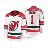 Camiseta Hockey Nino New Jersey Devils Keith Kinkaid Alternato Breakaway Blanco