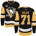 Camiseta Hockey Nino Pittsburgh Penguins 71 Evgeni Malkin Negro 50 Anniversary Primera Premier