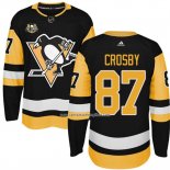 Camiseta Hockey Nino Pittsburgh Penguins 87 Sidney Crosby Negro 50 Anniversary Primera Premier