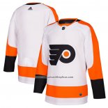 Camiseta Hockey Philadelphia Flyers Blank Road Autentico Blanco