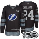 Camiseta Hockey Tampa Bay Lightning 24 Ryan Callahan 2017 Centennial Limited Negro