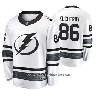 Camiseta Hockey Tampa Bay Lightning Nikita Kucherov 2019 All Star Blanco