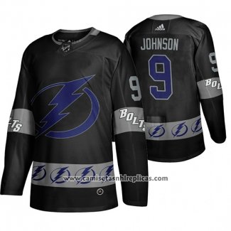 Camiseta Hockey Tampa Bay Lightning Tyler Johnson Breakaway Negro