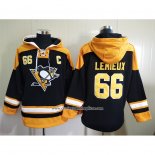 Sudaderas con Capucha Pittsburgh Penguins Mario Lemieux Negro