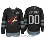 Camiseta Hockey Arizona Coyotes Personalizada Negro