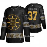 Camiseta Hockey Boston Bruins Patrice Bergeron Breakaway Negro