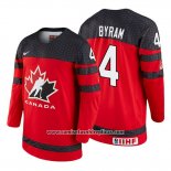 Camiseta Hockey Canada Bowen Byram 2018 IIHF World Championship Jugador Rojo