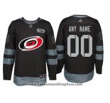 Camiseta Hockey Carolina Hurricanes Personalizada Negro