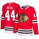 Camiseta Hockey Chicago Blackhawks Jan Rutta Primera Rojo