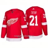 Camiseta Hockey Detroit Red Wings 21 Tomas Tatar New Outfitted 2018 Rojo