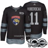 Camiseta Hockey Florida Panthers 11 Jonathan Huberdeau 2017 Centennial Limited Negro